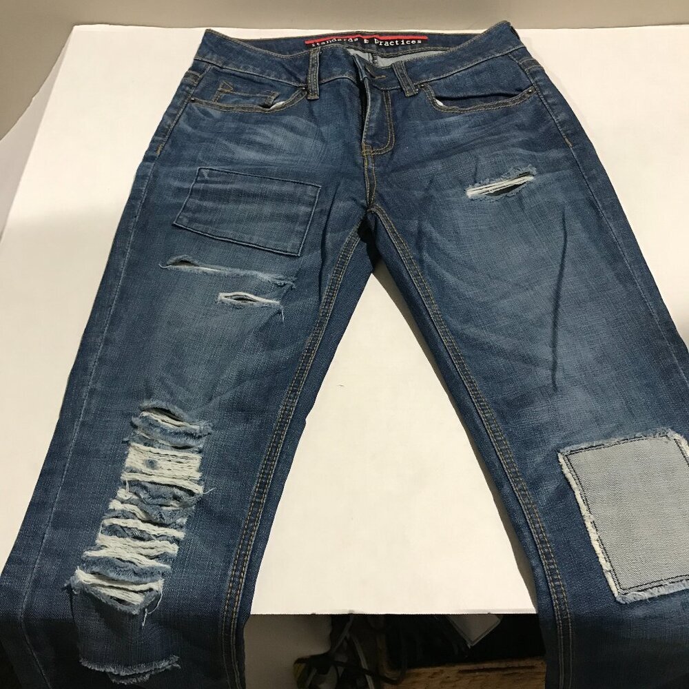 Women's Standards & Practices Distressed Jeans Size 26